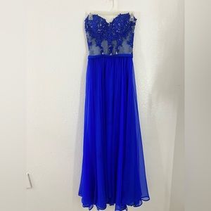 Blue Evening Dress